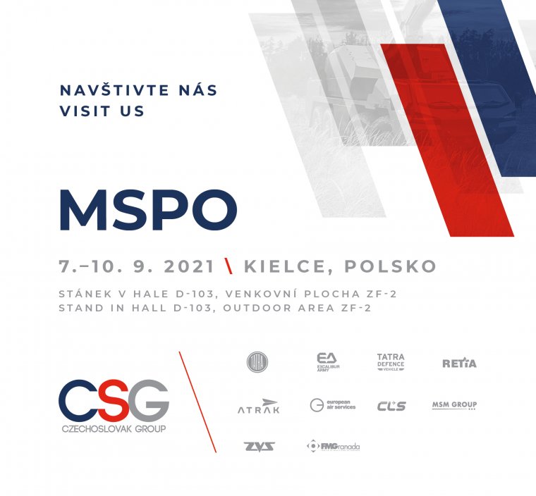 Navštivte nás na veletrhu MSPO 2021 v polských Kielcích